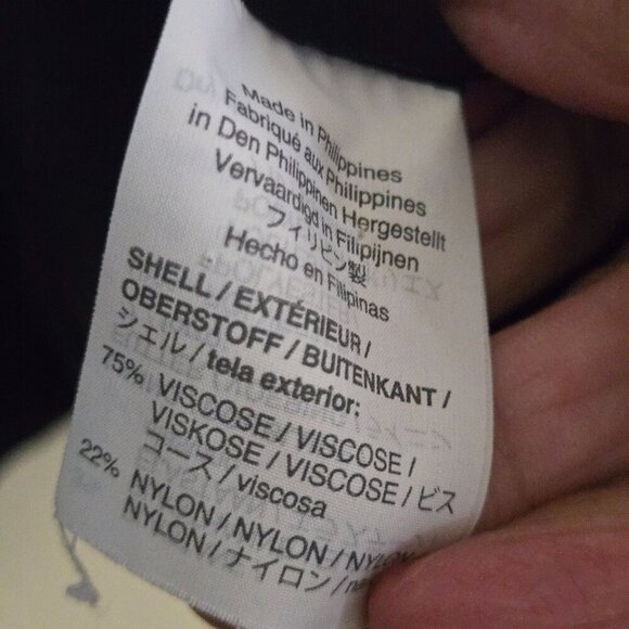 J. Crew 365 Going Out Blazer Stretch Twill Open Front Collarless Black Size 6 - Picture 7 of 7